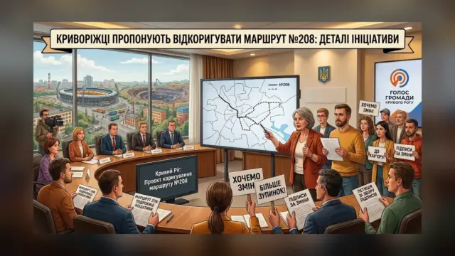 У Кривому Розі просять подовжити маршрут № 208 до мікрорайону Зарічний